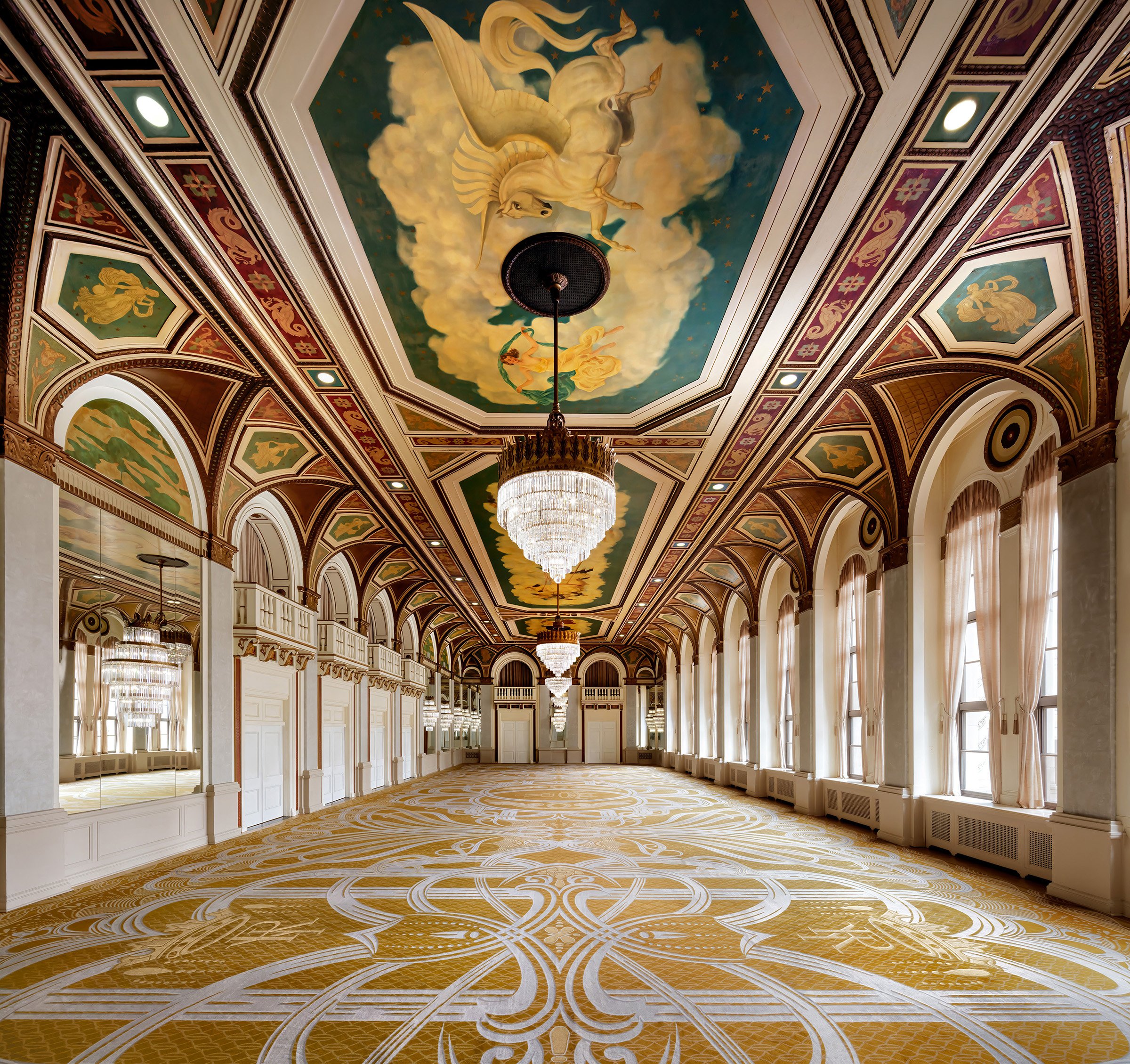 An ornate event venue at Fairmont Royal York Hotel in Toronto