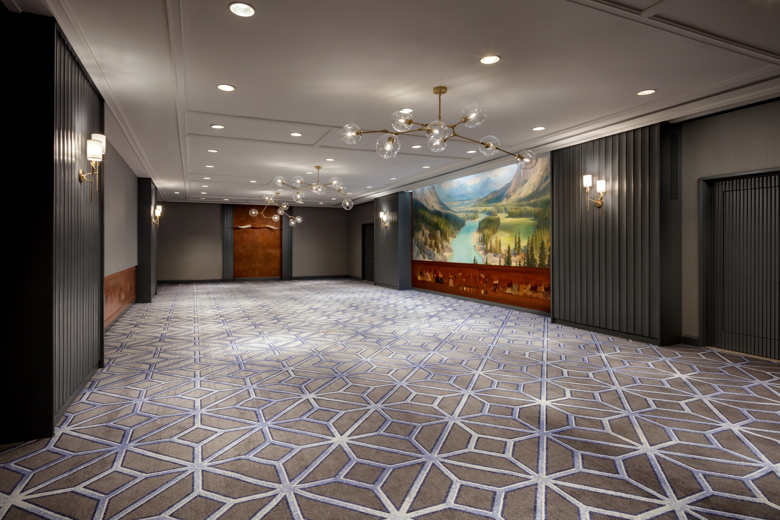 An event room in Fairmont Royal York Hotel in Toronto