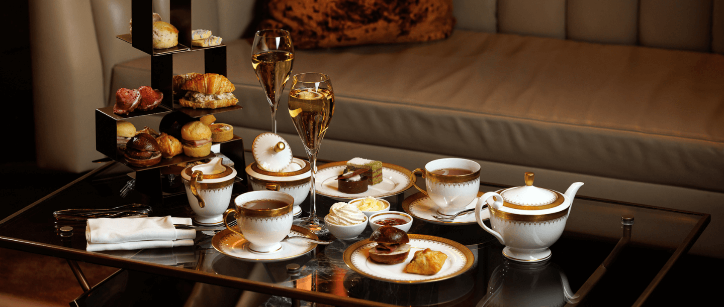 An afternoon tea spread at Fairmont Royal York in downtown Toronto.