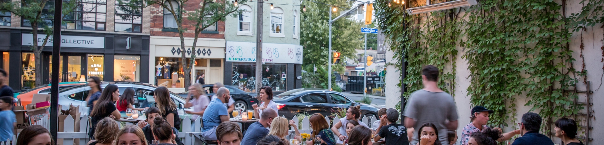 Bellwoods Brewery patio in summer