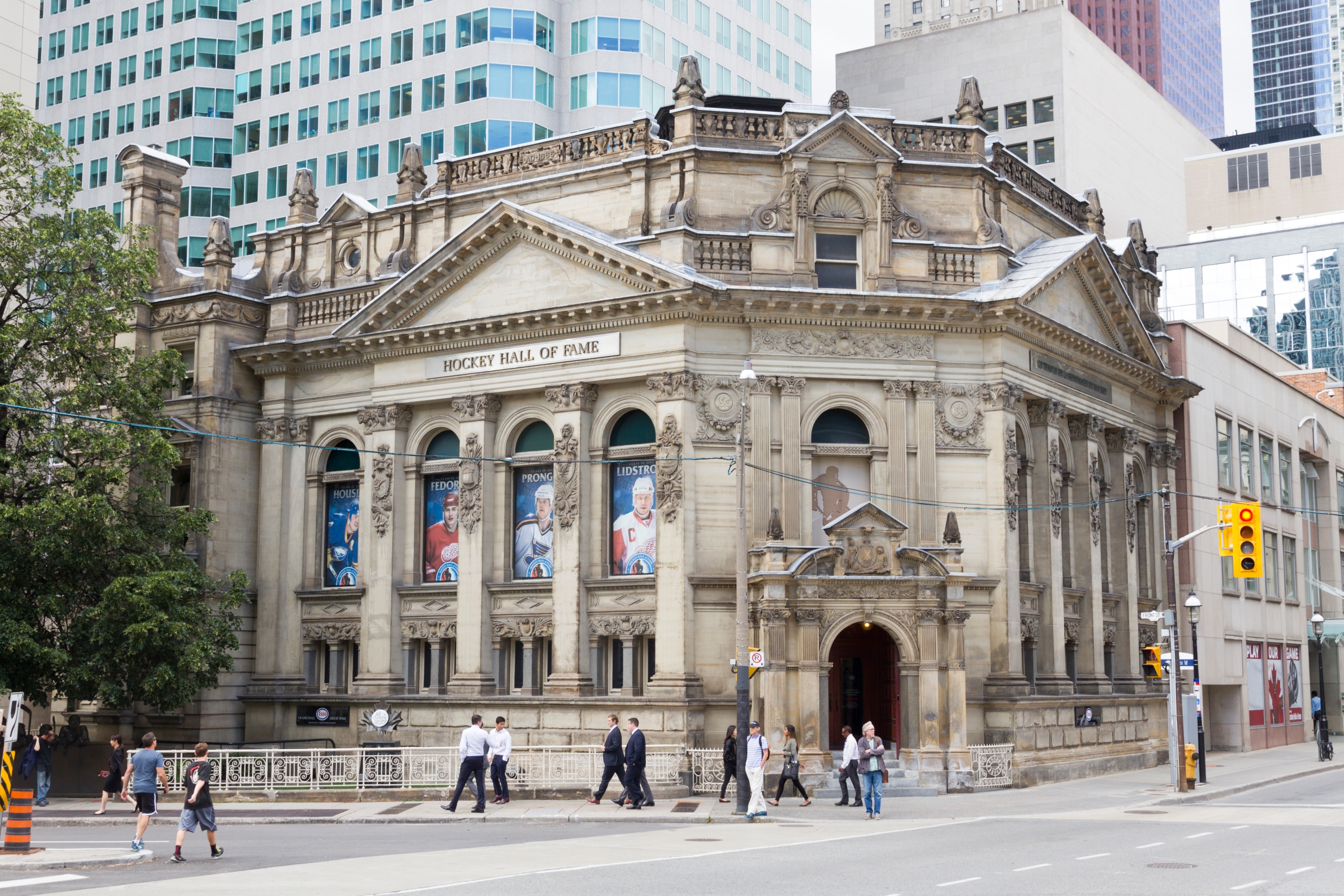 The Hockey Hall of Fame in Toronto, ON