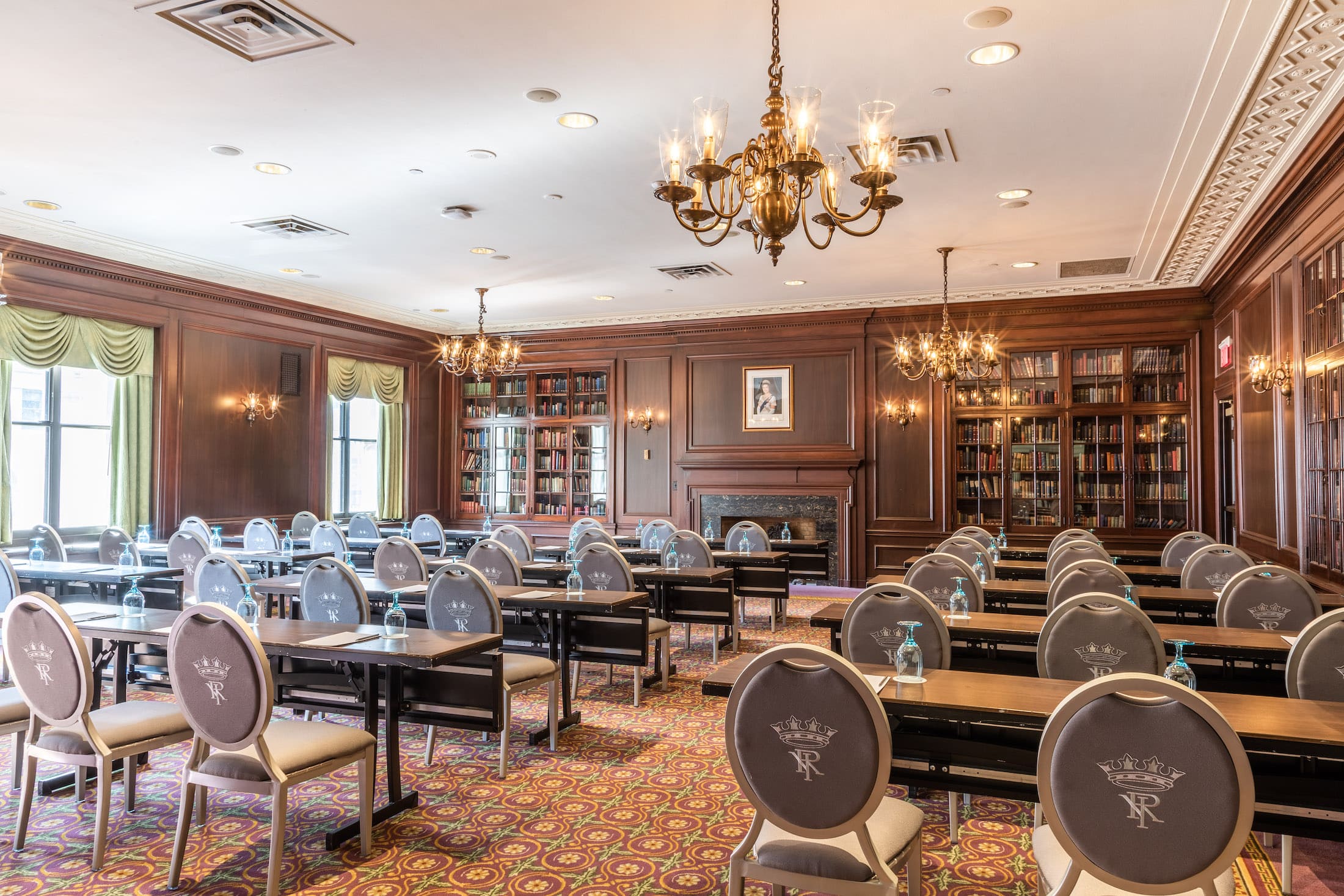 The Library Classroom space at Fairmont Royal York Hotel in Toronto