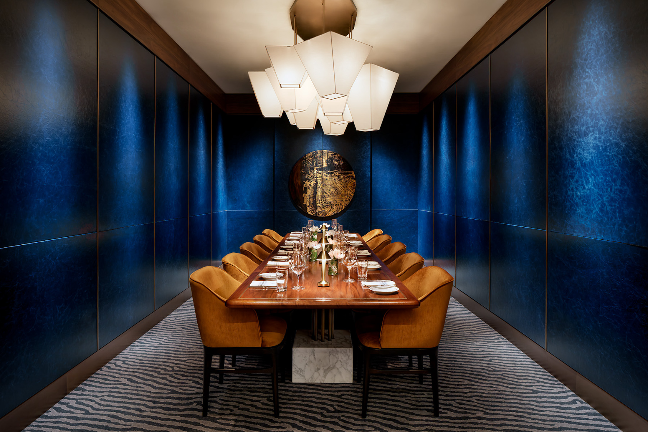 A private dining room at Fairmont Royal York Hotel in downtown Toronto.