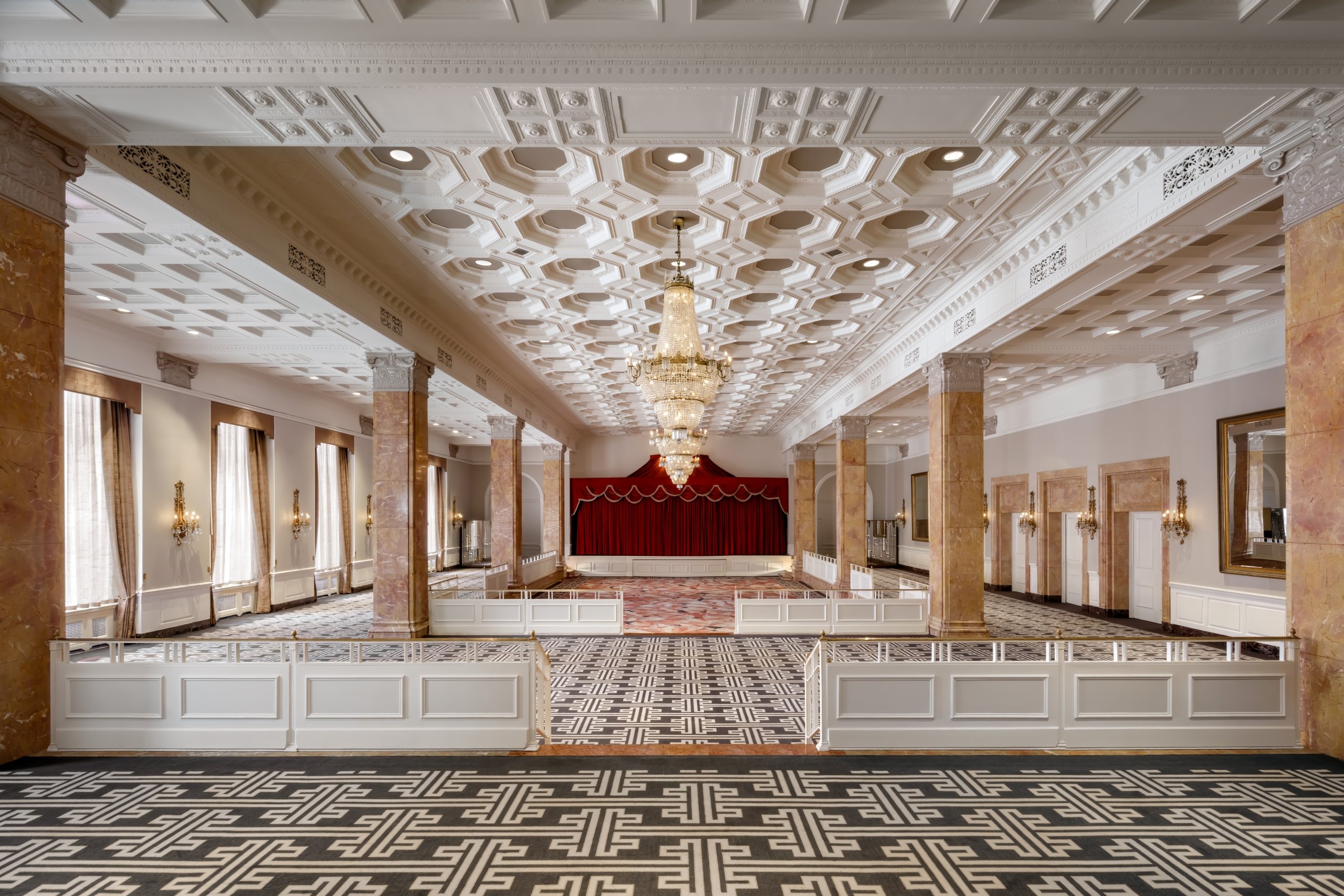 A sprawling, elegant event venue at Fairmont Royal York in downtown Toronto.